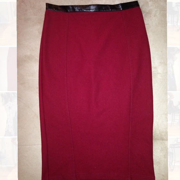 RESERVED for @queenofnoise Red Pencil Skirt