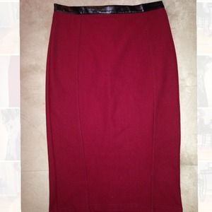 RESERVED for @queenofnoise Red Pencil Skirt