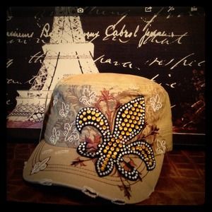 Boutique rhinestone hat