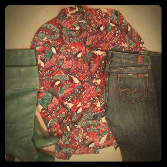 Vintage Shirt in Paisley Pattern