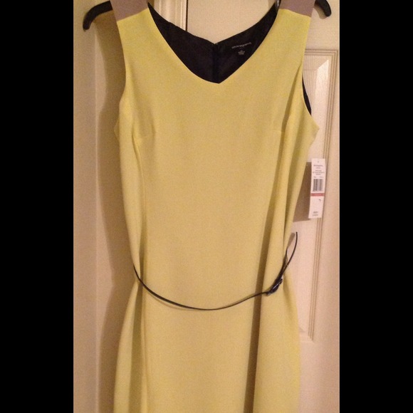 Multi colored stretch sheath dress.