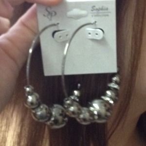 Large earrings