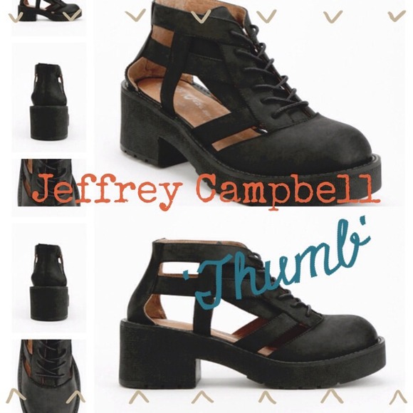 Jeffrey Campbell 'Thumb' cutout boots