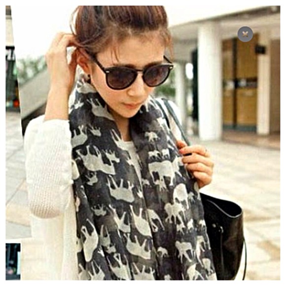 Elephant Print Scarf
