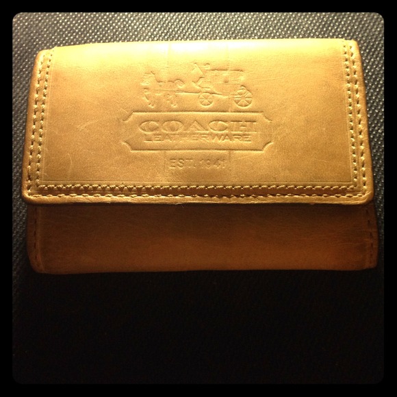 Coach leather wallet