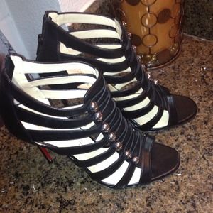 Christian Louboutins gladiator high heels
