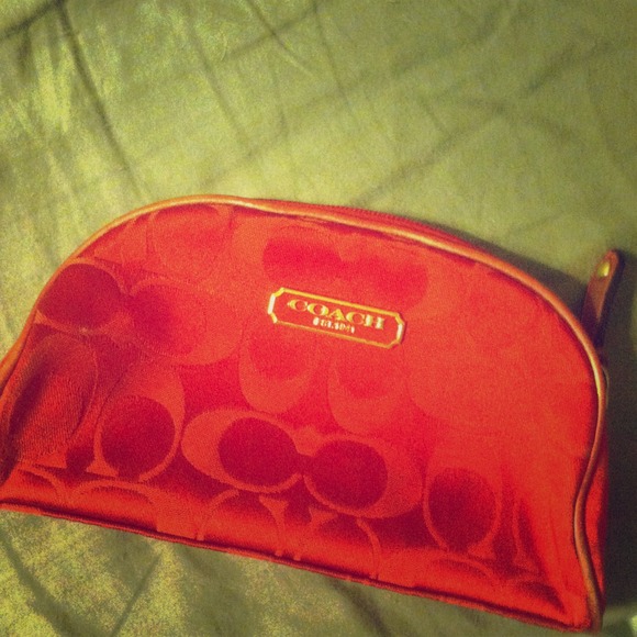 Authentic Coach Cosmetic Bag