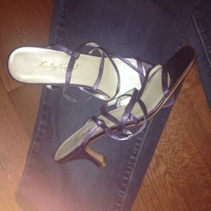 Reduced!! Purple Strappy Heels
