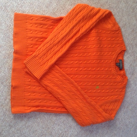 Ralph Lauren cotton cable knit sweater!