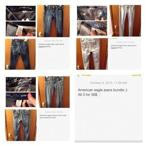 American eagle jean bundle :) *RESERVED*