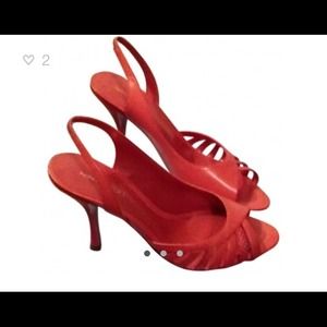 NINE WEST LEATHER HEELS