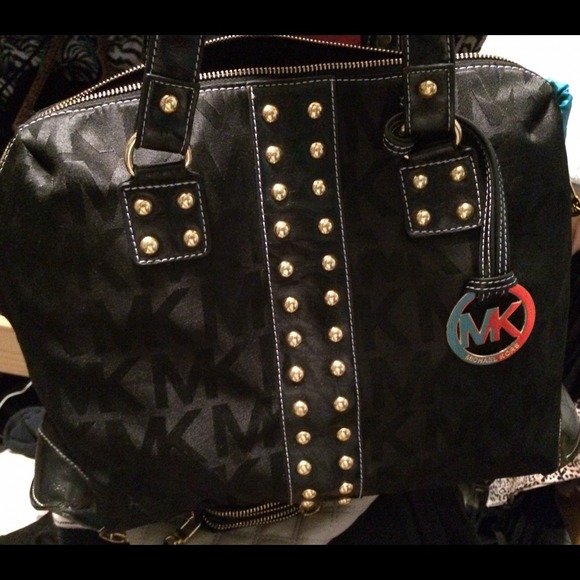 Michael Kors black monogram bag(inspired)