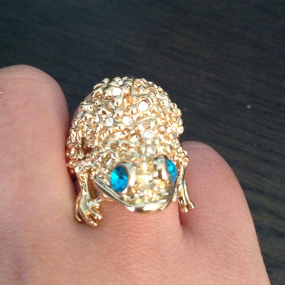 REDUCED! Bijoux Frog Statement Ring