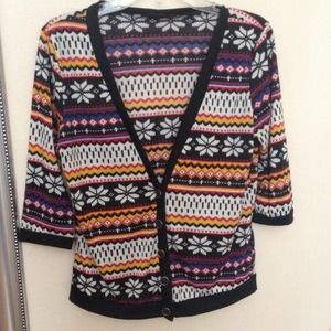 Cute Patterned Cardigan