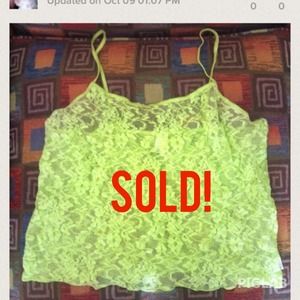***SOLD IN BUNDLE*** DKNY stretch lace cami