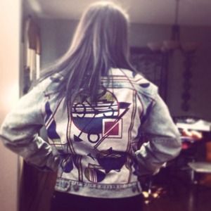 One of a kind denim jacket.