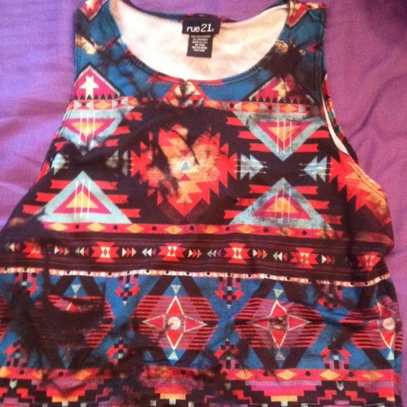 Aztec crop top! - Picture 2 of 2