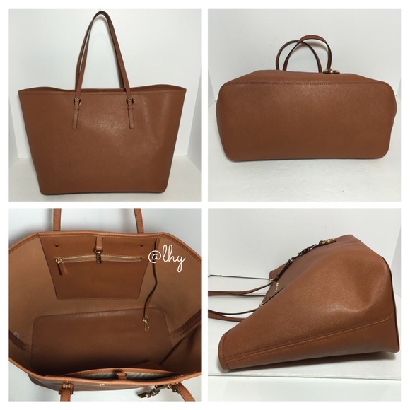 🆂🅾🅻🅳 MICHAEL KORS MEDIUM JET SET TRAVEL TOTE - Picture 3 of 5