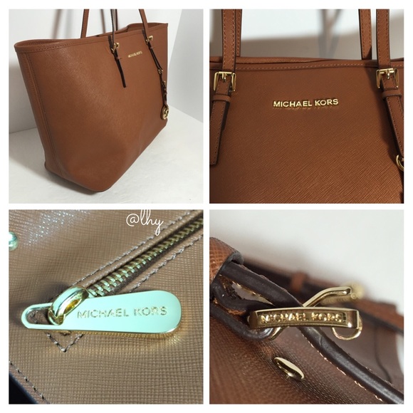 🆂🅾🅻🅳 MICHAEL KORS MEDIUM JET SET TRAVEL TOTE - Picture 4 of 5