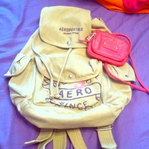 Aeropostale bookbag & tote wallet
