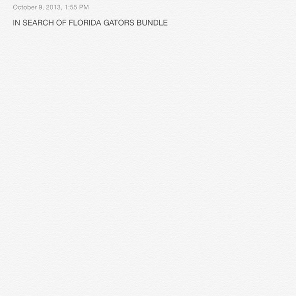 FLORIDA UF GATORS bundles