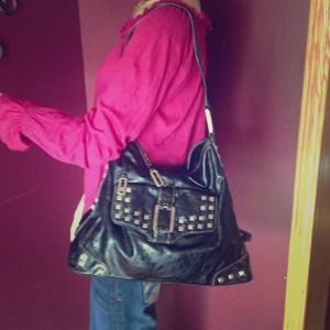 Black handbag