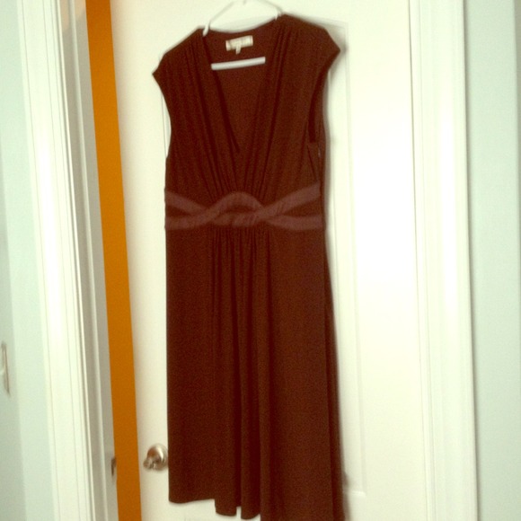 Chocolate Brown Evan Picone A-line dress