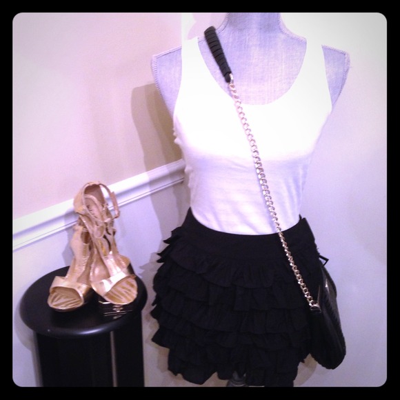 Ruffle Mini-Skirt