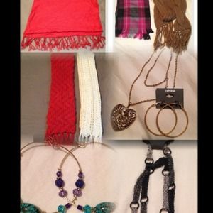 Bundles of Scarves/Earrings/Necklaces