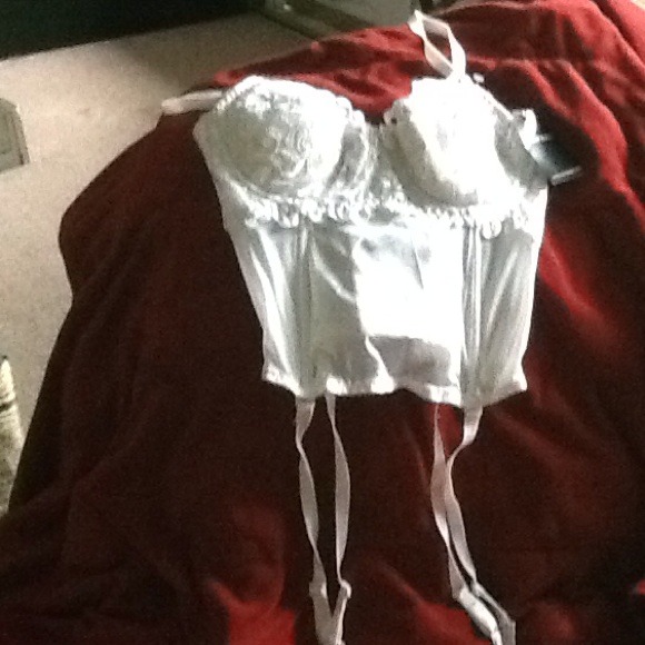 Brand New with tags Rampage corset with garters