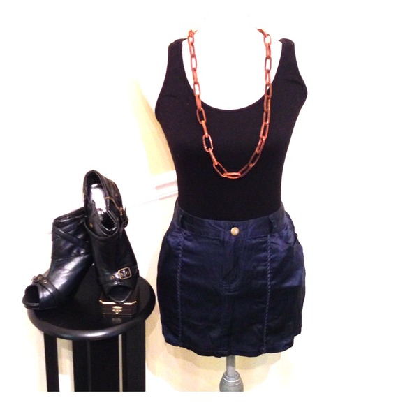 Silk Mini Skirt