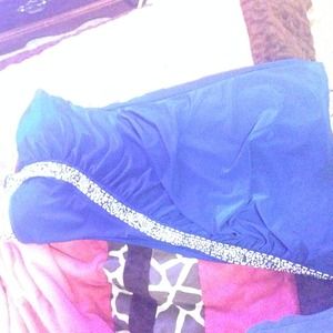 Blue homecomming/prom dress