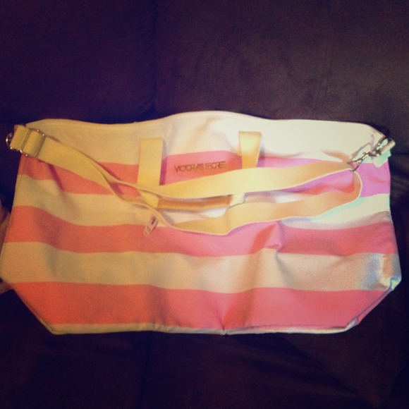 BNWT Victoria's Secret Striped Tote