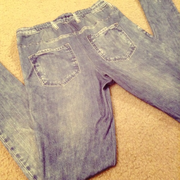 Blue Jeggings