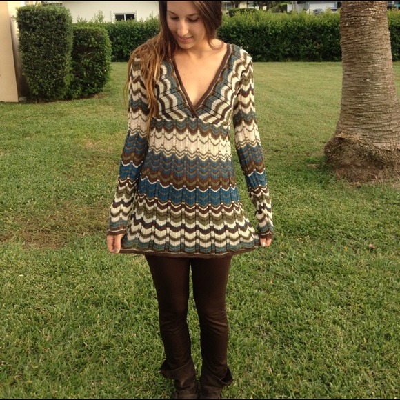 💥Reduced❗Zara chevron knit sweater dress