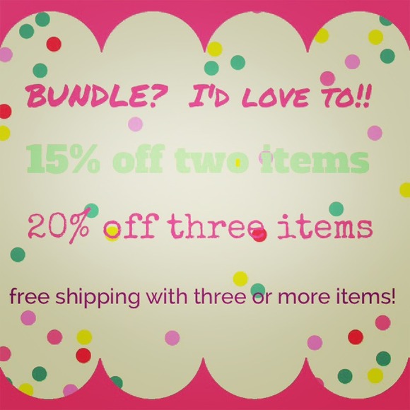 Ask me about bundling!!