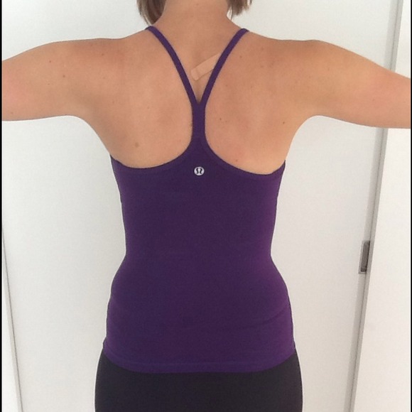 Bundle gray and purple lulu tops