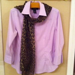 💥💥reduced 50%💥express lavender 3/4 shirt