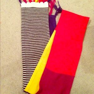 Crazy multicolor scarf