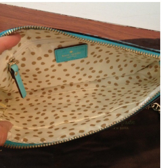 NWT Kate Spade "Byrd - Wellsley Ostrich" pool bag - Picture 3 of 4