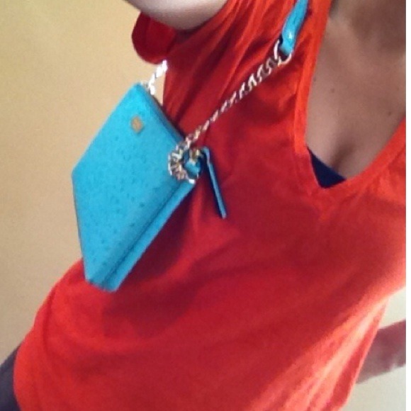 NWT Kate Spade "Byrd - Wellsley Ostrich" pool bag - Picture 4 of 4