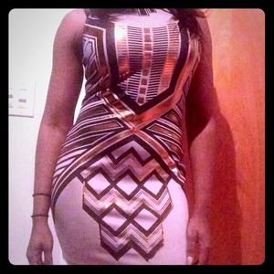 Agaci Tribal Print dress