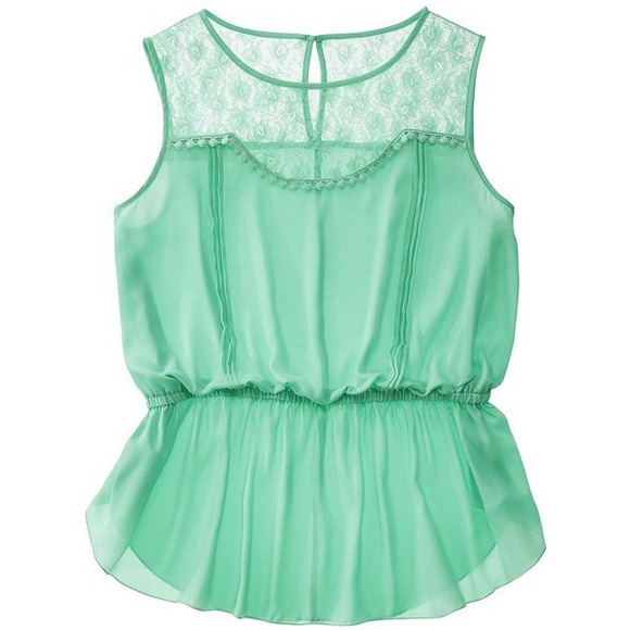 Pure Energy Mint Green Top
