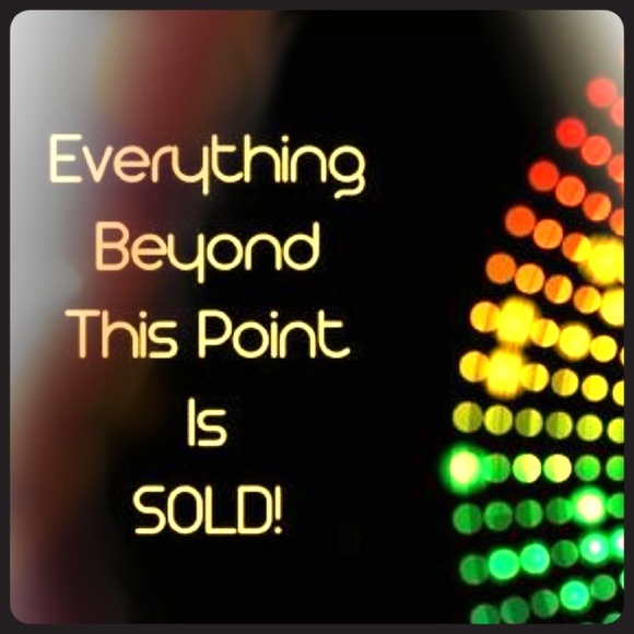 ✨ALL ITEMS HAVE BEEN SOLD BEYOND THIS POINT✨