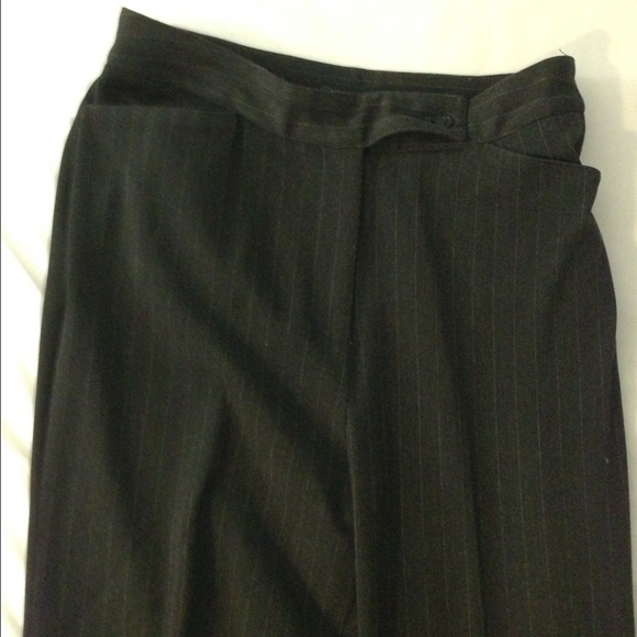 Gray pin striped pants