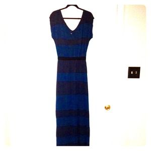 Striped maxi dress