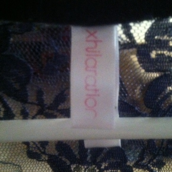 Dark blue Xhilaration lace cardigan. Long sleeve - Picture 2 of 4