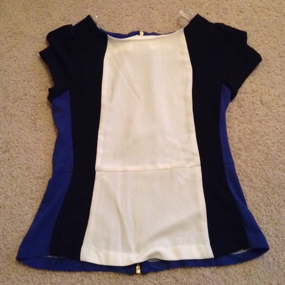 Tops - Colorblock Zipper Top