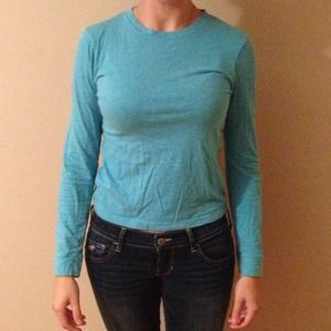 Blue long sleeve shirt
