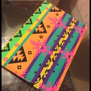 Tribal design cross body clutch